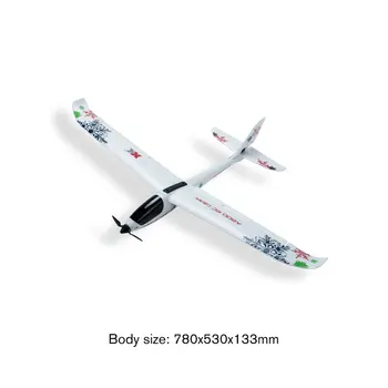 A800 Stabilizācijas RC Lidmašīnas 5CH 780mm 3D6G Sistēmas Modeļa Lidmašīnas Push-ātruma Planieri Fiksēto Spārnu Lidmašīnu Futaba