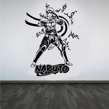 3d plakāts Naruto Anime, Manga Sienas Mākslas Decal Augstas Kvalitātes Vinila Sienas Uzlīmes Bērnu Istabas Zēnu Guļamistaba Bērnistaba Mājas Dekoru A224