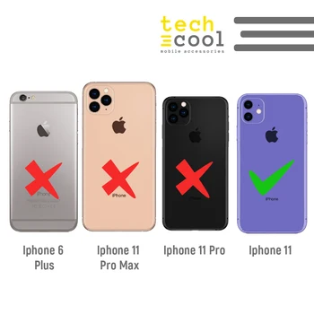 FunnyTech®Silikona Case for Iphone 11 l Frīda pārredzamu rakstzīmes dizainu ilustrācijas 1