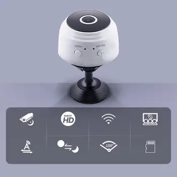 Micro Mājas Bezvadu Video CCTV Mini Drošības Uzraudzības ar Wifi IP Camara Sensors, Infrasarkanā CMOS 2MP Telefon Signālu Kameras