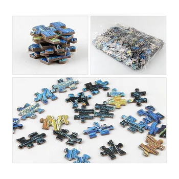 1000 Gabalus Jigsaw Puzzles Izglītības Rotaļlietas, Ainavu Telpa Zvaigznes Izglītības Puzzle Rotaļlieta Bērniem dzimšanas dienas Dāvanu Uzlīmes