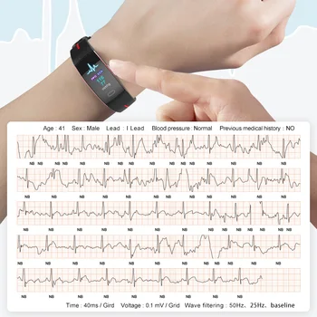 KAIHAI 2019 darbību, asins spiedienu, smart aproce sirds ritma monitors PPG EKG sporta band skatīties Darbība fitnesa tracker aproce