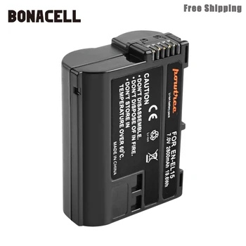 Bonacell 2800mAh EN-EL15 ENEL15 LV EL15 Kameru Baterijas+LCD Duālais Lādētājs Nikon DSLR D600 D610 D800 D800E D810 D7000 D7100 L50