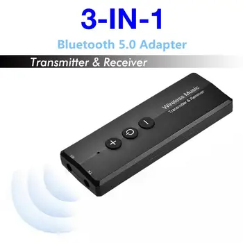 Bezvadu Bluetooth 5.0 Audio Raidītājs Uztvērējs, 3-in-1 Audio Adapteri Bezvadu Mājas TV Austiņas