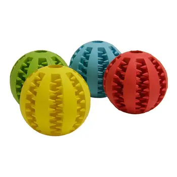 Jauks Dizains gumijas regbija tīrīšanas zobi rotaļu bumbu arbūzs bumba pet zobu izturīgs bite bumbu molāriem kucēns košļāt rotaļlietas suns