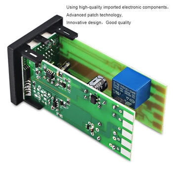 REX-C100 Dual Digital PID Temperatūras Kontrolieris 0 līdz 400 Grādu Termostats PSR Izejas Komplekti Ar K Tipa Zondes Sensors