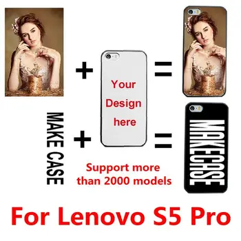 DIY Personalizētu pielāgotus foto nosaukums Pielāgot drukāšanas savu dizainu uz lietu Lenovo S5 Pro