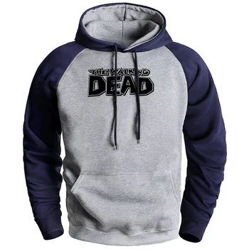 Walking Dead Hoodies Sporta Krekls Mens Ziemas Vilnas Gadījuma Reglāns Kapuci Streetwear 2020 