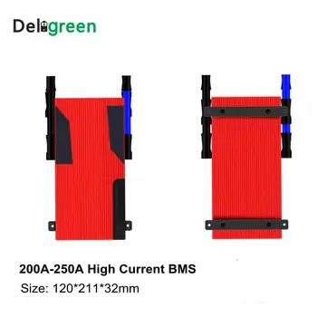 Deligreen 24S 80A 100A 120.A 200A 250A 72V 84V PCM/PCB/BMS par 3.65 V LiFePO4 4,2 V LiNCM akumulatoru 18650 Lithion Li-ion (Litija)