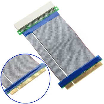 2gab 32 Biti Elastīgu PCI Stāvvadu Slot Extender Kabeļa Adapteris Pagarināšanu Konvertētājs