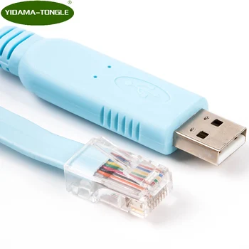 Kabeļi USB, lai RJ45 par Cisco Konsoles platības ziņā ir atšķirīgas 6ft 1.8 Metru Kabelis Ar FTDI Čipa par dropship