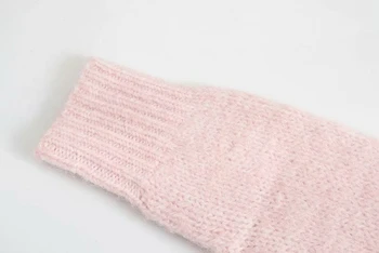 Salds sieviešu rozā džemperis 2020 rudens modes dāmas pogu, adīti topi cēloņu sieviešu mīksts džemperis džemperis meitenēm šiks džemperis