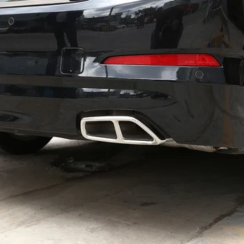 Auto Aizmugures Dual Izplūdes Muffler Cauruļu Vāciņu, Apdares Nerūsējošā Tērauda Eksterjera Daļas BMW 5. Sērijas G30 G31 2017 2018