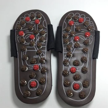 Vasaras Sandales Cilvēkam Unisex Masāža Kurpes pedikīrs Veselības kurpes kāju kopšanas Regulējams Čības Medicīnas Rotējošo Vīriešu Kurpes