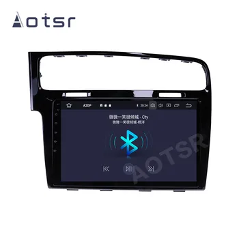 Android10.0 Auto GPS navigācijas multimediju Atskaņotāju Volkswagen Golf-2018 GPS navigācijas Auto stereo radio headunit audio