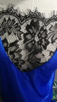 SONDR Sievietes Sexy Satīna Pidžamas Komplekts Ērti Mežģīņu Piedurknēm Sleepwear Apakšveļa, Pidžamas Komplekti Sieviešu Naktskrekls Sexy V kakla пижама