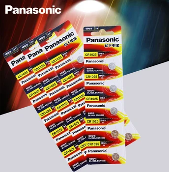 20PCS/DAUDZ Panasonic Origina CR1025 CR 1025 3 V Litija Pogas Bateriju Monēta Šūnu Baterijas