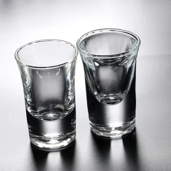 6pcs Shot Stikla Komplekts Ar Paliktni Bullet Kausa Sadzīves Bārs Klubs Bezsvina Ugunsdzēsības Deserta Vīna Kokteilis Pinte Brilles Una Tazza NMD