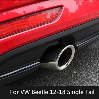 Nerūsējošā Tērauda Automašīnu Izplūdes Padoms Muffler Padomus Cat-back Sistēmas piemērots Volkswagen Beetle 2012 2013 2016 2017 2018
