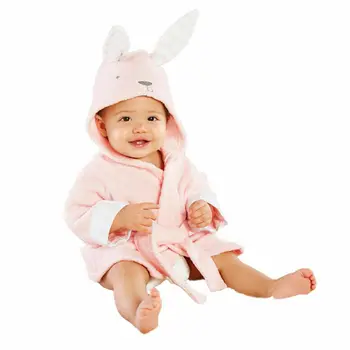 New Baby Meitenes Toddler Karikatūra Kapuci Peldmētelis Peldvietu Dvieļu Ziemas Drēbes Sleepwear 7 Stili