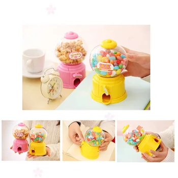 Cute Salds Mini Candy Mašīna Burbulis Gumball Automātā Monētas Banka Bērniem, Rotaļlietas Bērniem, Dāvanu QJ888