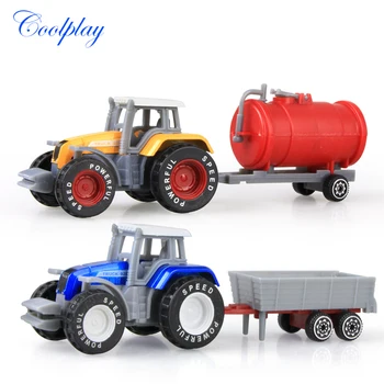 Coolplay 2GAB Sakausējuma Projektēšana Automašīnas Modelis, Lauksaimniekiem, Kravas automašīnu Modeļa Simulācijas Izglītības Rotaļlieta Transportlīdzekļa Automašīnas Bērnu {