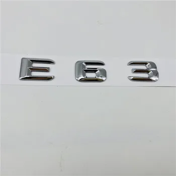 Auto stils Par Mercedes E63 C63 Emblēma Aizmugurē, Bagāžnieka Numuru Vēstuli Nozīmīti, Uzlīmi Benz E C Klasisko AMG 4Matic