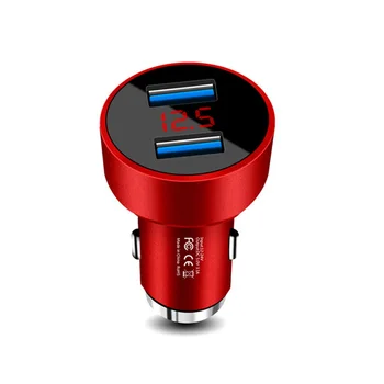 Dual USB 3.1 Auto Lādētājs - USB Diagnostikas/Voltmetrs Rādītājs ar Akumulatoru & Uzlādes Sistēmas displejs 12V-24V DC,Smart Lādētāju