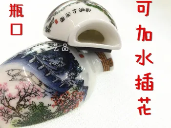 Ledusskapis Magnēti, Dekoru Ķīnas Zilā un Baltā Porcelāna Vāze Ledusskapja Magnēts Suvenīru Komplekts Apgleznotas Keramikas Amatniecība Ķīna Dāvanas