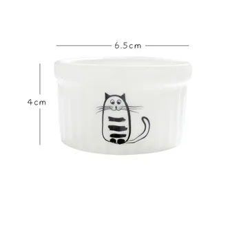 Gudrs Kaķis Keramikas Kūka, Pudiņš Plāksnes Shu Fulei Cep Bļodā Mērci Trauciņā Garšvielu Trauku Jaunums Plate