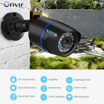 BESDER 1080P IP Kameru no 2,8 mm Platleņķa Kameras Āra Drošības Kameru Vadu Kameras Bullet Camara CCTV Viegli Tālvadības Skatu XMEye