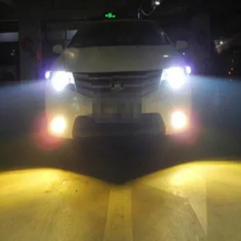 2x H11 100W 6000K Super White H11 3000K Dzeltena, Xenon HOD Automašīnas Vadītājs Spuldzes Miglas Lukturu Gaismas Spuldze H11 Super Spilgtas Lampas 12V