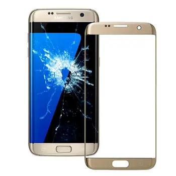 Priekšējo Ārējo Ekrānu Stikla Lēcu Nomaiņa Touch Screen LCD displejs Vāks Samsung Galaxy S7 Edge / G935
