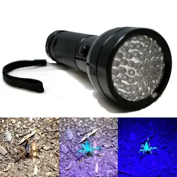 Mini 51 LED UV LED Scorpion Detektoru Mednieks Finder ultravioleto Blacklight Spilgtumu Lukturīti Lāpu Gaismas 395nm Linternas