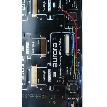 LCD Apgaismojums Komplekts GBA Backlit Ekrāna 2019 Bezpakāpju Dimming Plāksnes Bezmaksas Pleating Adaptera Kabeli 32Pin Par GBA Spēles Konsole