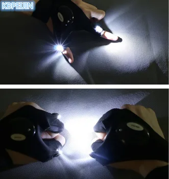 Fingerless Cimdi LED Lukturīti, Āra Izdzīvošanas Glābšanas Instruments, lai Jaguar xf xe x-type xj-s-f tipa-pace XFR XKR XJR Piederumi