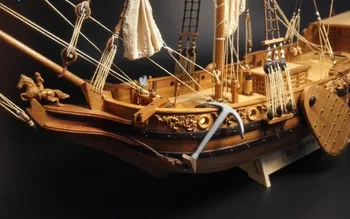 Mēroga 1/80 nīderlandes karaliskās jahtu koka modelis Uzlabot piederumiem komplekti nav iekļauts Kuģa modelis