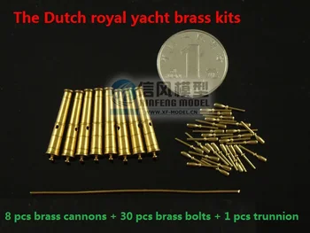 Mēroga 1/80 nīderlandes karaliskās jahtu koka modelis Uzlabot piederumiem komplekti nav iekļauts Kuģa modelis