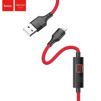 HOCO usb kabelis priekš iphone kabelis 11 Pro X XS XS Max XR 8 7 ipad pro ekrāna Laika displejs uzlādes ātrās uzlādes tālruņa lādētāju
