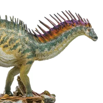 1:35 PNSO Amargasaurus Cazaui Amagaron Ar Stacionārie Platformas Dinozauru Klasiskās Rotaļlietas Zēniem Dzīvnieku Modelis 35CM