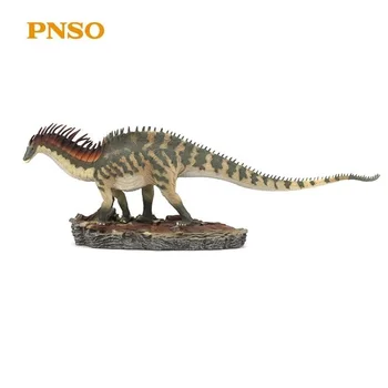 1:35 PNSO Amargasaurus Cazaui Amagaron Ar Stacionārie Platformas Dinozauru Klasiskās Rotaļlietas Zēniem Dzīvnieku Modelis 35CM