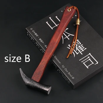 Japāņu stila Kokapstrādes raust āmuru EDC rīkoties ar āmuru, S55 augsta oglekļa tērauda, sandalkoka rīkoties HRC55