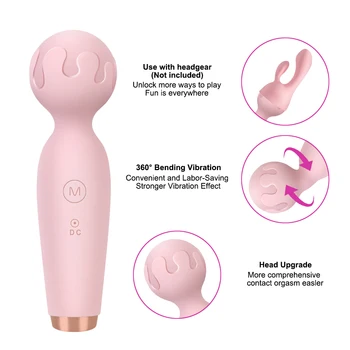 OLO AV Vibrators 10 Frekvences Mini Zizlis Vibrators Sievietes Masturbator G-spot Massager Klitora Stimulators Seksa Rotaļlietas Sievietēm