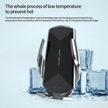 15w, Auto Bezvadu Fast Charger Tālruņa Turētāja Statīvs ar Vieglo Auto Lādētājs Mount IPhone 12 11 XS XR X 8 Samsung