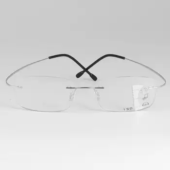 Bez apmales Brilles Smart zoom Titāna Pakāpeniski Lasīšanas Brilles Vīrieši Sievietes vecuma tālredzība Hyperopia Multifokāla Glasse 1.0-3.0