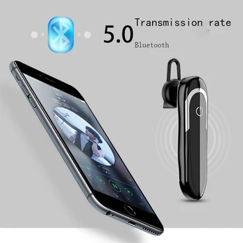 Bezvadu Bluetooth Austiņas brīvroku Zvanu Earbud Austiņas Mūzikas Atskaņošanu Ar Mikrofonu Sweatproof Trokšņa Tālrunis PC