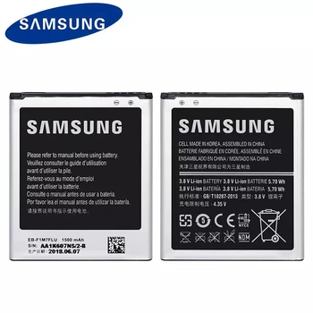 Oriģināls Samsung Akumulators Samsung i8160 Galaxy S3 Mini i8190 i8200 EB-F1M7FLU Bez NFC 3 Pin 1500mAh Akumulatora Nomaiņa