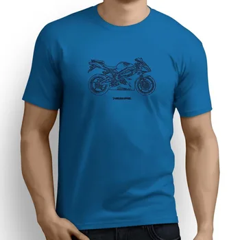2Fashion 2019. gada Vasarā Jaunu Vīriešu Kokvilnas T-Krekls Amerikas Klasisko Motociklu Fani Daytona 675 2012 Iedvesmoja Motociklu Dizains, T Krekls