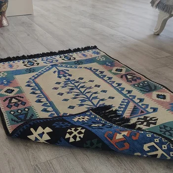 Grīdas Paklāji, Paklāju Mājas Dekoru Autentisks Pušķis Paklāju, lai Dzīvojamā Istaba Guļamistaba Double-Sided Izmantojamās Kvalitātes turku Lūgšanu Paklājs
