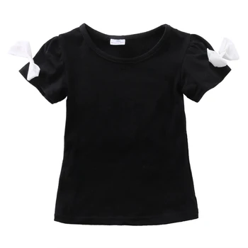 Pudcoco Meitene Uzstādīt AK Bērniem, Baby Meiteņu Krekls+Ziedu Svārki Uzstādīt Bērnu Apģērbs, Apģērbu 1-6Y
